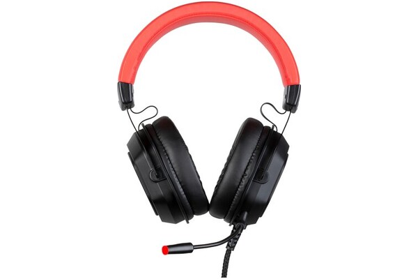Słuchawki Konix UFC Casque Gaming Nauszne Przewodowe czarno-czerwony