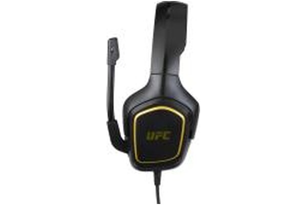 Słuchawki Konix UFC Nauszne Przewodowe czarno-żółty