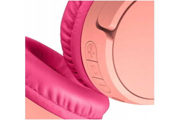 Słuchawki Belkin SoundForm Mini Nauszne Bezprzewodowe różowy
