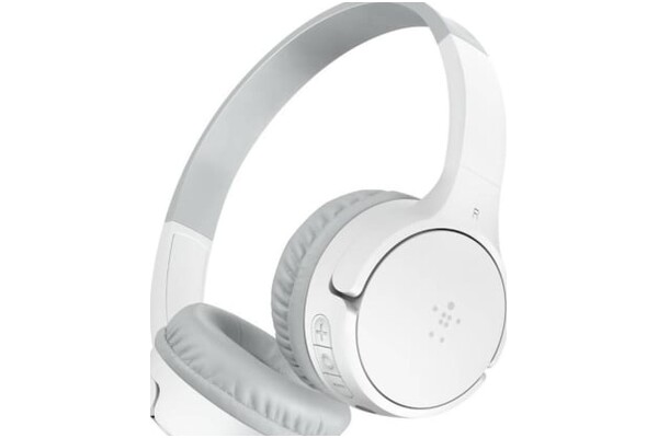 Słuchawki Belkin SoundForm Mini Kids Nauszne Bezprzewodowe biały