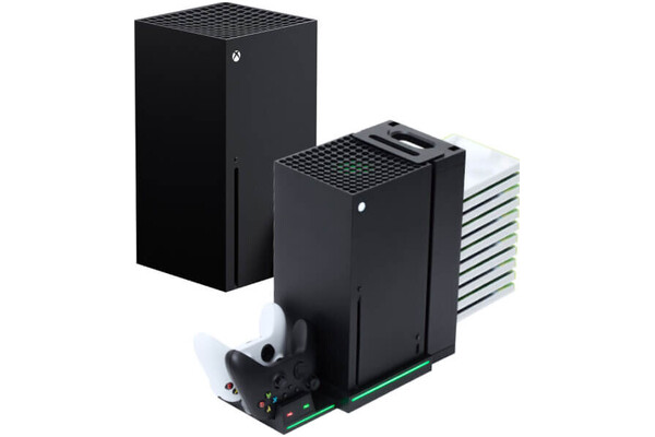 Konsola Microsoft Xbox Series X 1TB czarny + podstawka chłodząca