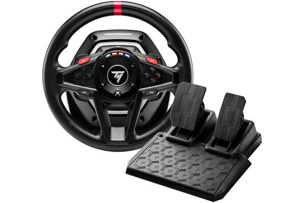 Konsola Sony PlayStation 5 Slim 1TB biało-czarny + kierownica Thrustmaster T128