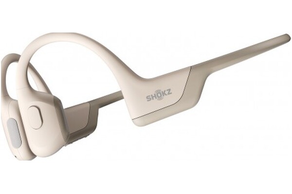 Słuchawki AfterShokz OpenRun Pro Przewodnictwo kostne Bezprzewodowe beżowy