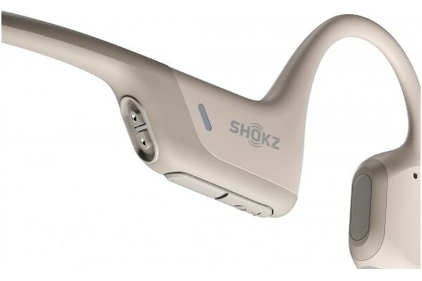 Słuchawki AfterShokz OpenRun Pro Przewodnictwo kostne Bezprzewodowe beżowy