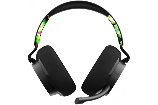 Słuchawki Skullcandy Slyr Nauszne Przewodowe czarno-zielony