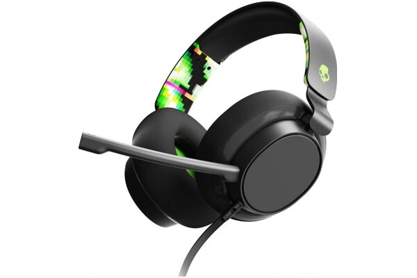 Słuchawki Skullcandy Slyr Nauszne Przewodowe czarno-zielony
