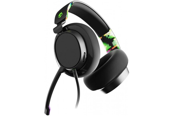 Słuchawki Skullcandy Slyr Nauszne Przewodowe czarno-zielony