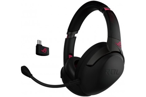 Słuchawki ASUS ROG Strix Go 2.4 Nauszne Bezprzewodowe czarny