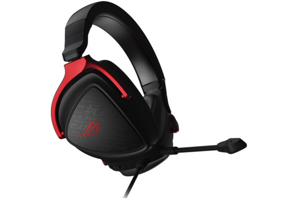 Słuchawki ASUS ROG Delta S Core Nauszne Przewodowe czarno-czerwony