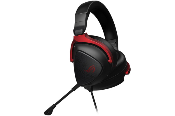 Słuchawki ASUS ROG Delta S Core Nauszne Przewodowe czarno-czerwony