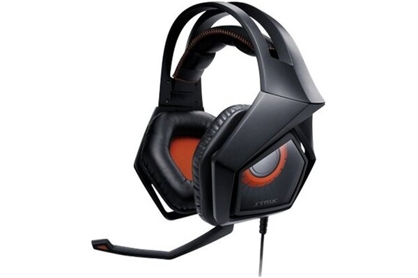 Słuchawki ASUS ROG Strix Nauszne Przewodowe czarno-czerwony
