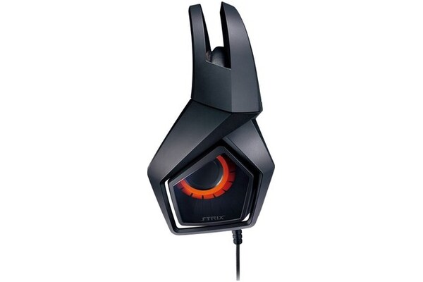 Słuchawki ASUS ROG Strix Nauszne Przewodowe czarno-czerwony