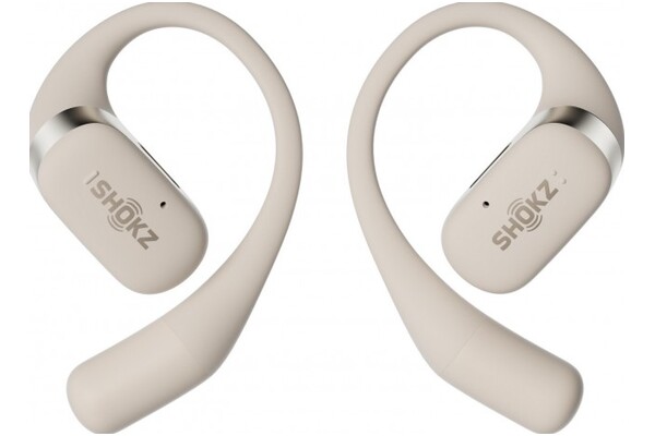 Słuchawki AfterShokz OpenFit Douszne Bezprzewodowe beżowy