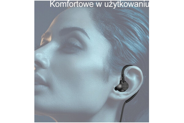 Słuchawki Awei L3 Dokanałowe Przewodowe czarny