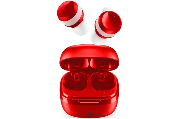 Słuchawki CELLULARLINE Flow Dokanałowe Bezprzewodowe czerwony