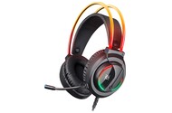 Słuchawki DEFENDER Flame RGB Nauszne Przewodowe czarny