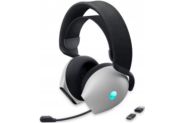 Słuchawki DELL 720H Alienware Nauszne Bezprzewodowe biały