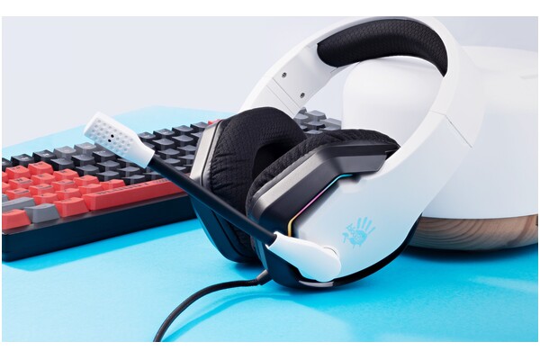 Słuchawki A4TECH G260P Bloody Nauszne Przewodowe biały