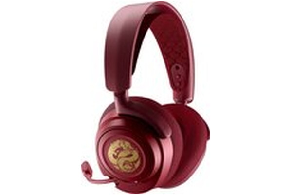 Słuchawki SteelSeries Arctis Nova 7 Nauszne Bezprzewodowe czerwony