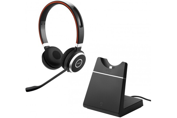 Słuchawki Jabra Evolve 65 MS Nauszne Bezprzewodowe czarny