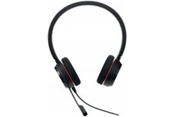 Słuchawki Jabra Evolve 20 MS Nauszne Przewodowe czarny