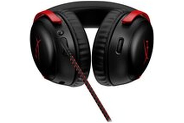Słuchawki HYPERX Cloud 3 Nauszne Przewodowe czarno-czerwony