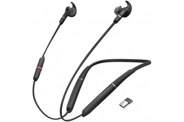 Słuchawki Jabra Evolve 65e MS Dokanałowe Bezprzewodowe czarny