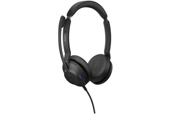 Słuchawki Jabra Evolve 2 30 MS Nauszne Przewodowe czarny