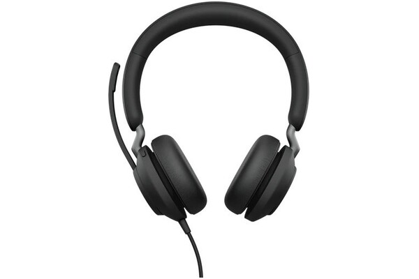 Słuchawki Jabra Evolve 2 40 MS Nauszne Przewodowe czarny