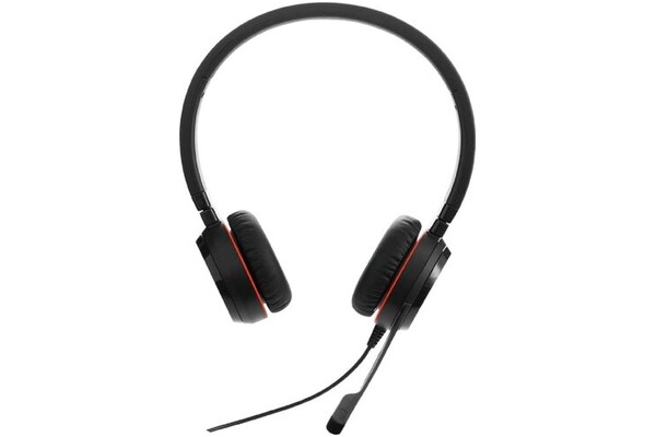 Słuchawki Jabra Evolve 2 30 UC Nauszne Przewodowe czarno-czerwony
