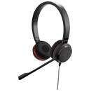 Słuchawki Jabra Evolve 2 30 MS Nauszne Przewodowe czarno-czerwony