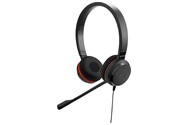 Słuchawki Jabra Evolve 2 30 MS Nauszne Przewodowe czarno-czerwony