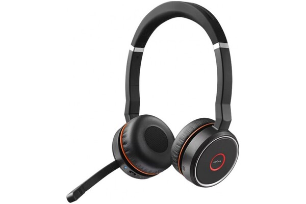 Słuchawki Jabra Evolve 75 SE Nauszne Bezprzewodowe czarny