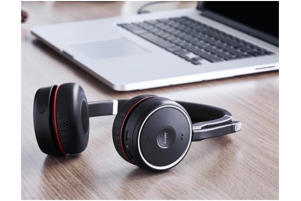 Słuchawki Jabra Evolve 75 SE Nauszne Bezprzewodowe czarny