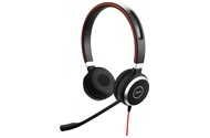 Słuchawki Jabra Evolve 40 MS Nauszne Przewodowe czarno-czerwony