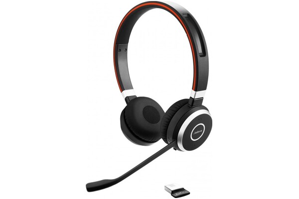 Słuchawki Jabra Evolve 65 UC Nauszne Bezprzewodowe czarno-srebrny