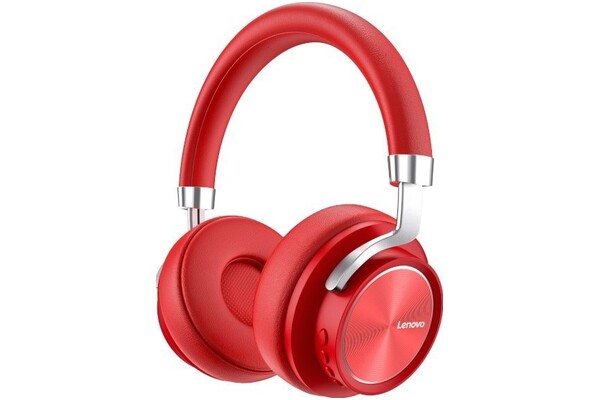 Słuchawki Lenovo HD800 Nauszne Bezprzewodowe czerwony