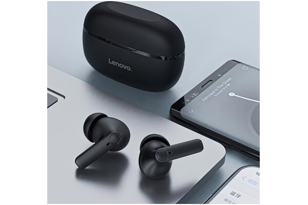 Słuchawki Lenovo HT05 Dokanałowe Bezprzewodowe czarny