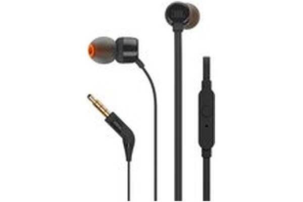 Słuchawki JBL T110 Dokanałowe Przewodowe czarny