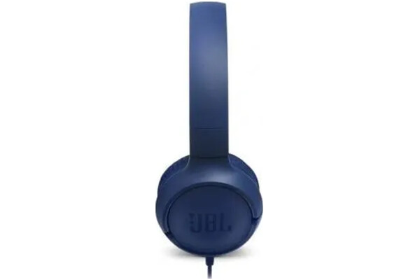 Słuchawki JBL T500 Nauszne Przewodowe niebieski
