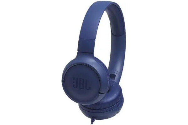 Słuchawki JBL T500 Nauszne Przewodowe niebieski