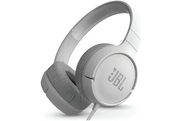 Słuchawki JBL T500 Nauszne Przewodowe biały