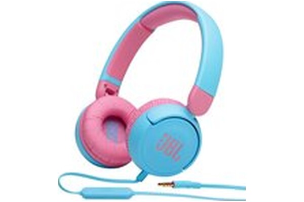 Słuchawki JBL JR310 Nauszne Przewodowe Różowo-niebieski