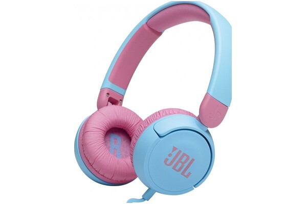Słuchawki JBL JR310 Nauszne Przewodowe niebiesko-różowy