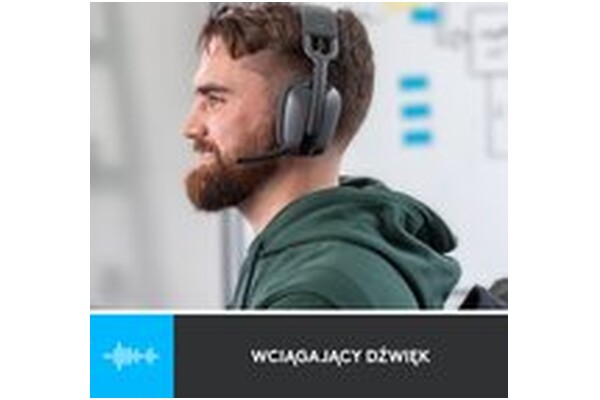 Słuchawki Logitech Zone Vibe 100 Nauszne Bezprzewodowe grafitowy