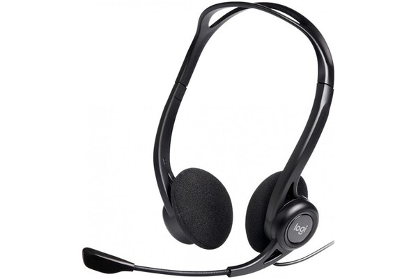 Słuchawki Logitech PC960 Nauszne Przewodowe czarny