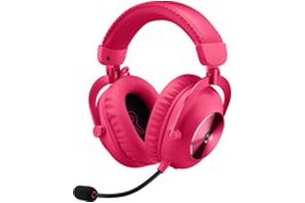 Słuchawki Logitech G Pro X Nauszne Bezprzewodowe różowy
