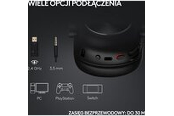 Słuchawki Logitech G Pro X Nauszne Bezprzewodowe różowy