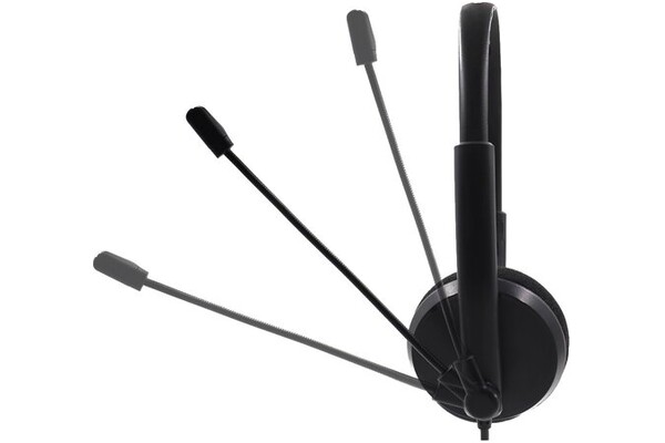 Słuchawki MOZOS MTX1091ECO Nauszne Przewodowe czarny