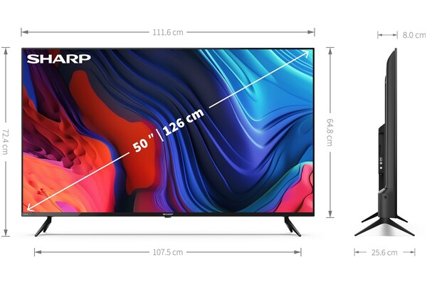 Telewizor Sharp 50FL1EA 50" 4K Ultra HD